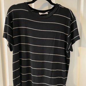 Amour Vert black & white striped t-shirt